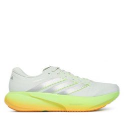 Buty do biegania adidas. Szare buty do biegania Adidas, bez wzorów, bez zapięcia, do biegania. Za 649.99 zł.