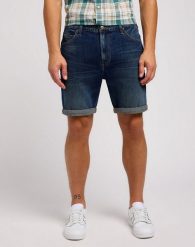 LEE RIDER SHORT MĘSKIE SZORTY KRÓTKIE SPODENKI JEANSOWE CAMP FIRE 112349233 L73F016065. Szorty Lee, l, bez wzorów, z jeansu. Za 159.99 zł.