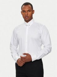 Hugo Koszula Vikko 50519847 Biały Modern Fit. Białe koszule Hugo, m, bez wzorów, z bawełny, bez kołnierzyka, bez ramiączek. Za 279.99 zł.