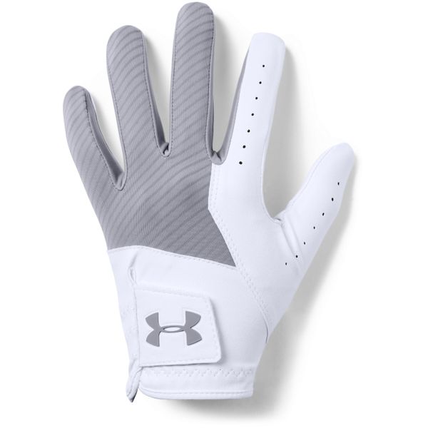 Rękawiczki golfowe Under Armour Medal. Szare rękawiczki Under Armour, bez wzorów, z syntetyku. Za 98.20 zł.