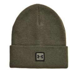 1373155390 Czapka. Zielone czapki zimowe Under Armour, bez wzorów. Za 109.99 zł.