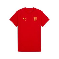 Koszulka Puma RCL Evostripe. Czerwone t-shirty sportowe Puma, bez wzorów, bez ramiączek, do piłki nożnej. Za 214.50 zł.