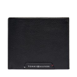 Portfel Tommy Hilfiger. Czarne portfele Tommy Hilfiger, bez wzorów. Za 329.99 zł.