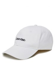 Calvin Klein Czapka z daszkiem Logo Embroidery LV04D5003G Biały. Białe czapki z daszkiem CALVIN KLEIN, bez wzorów, z bawełny. Za 179.99 zł.