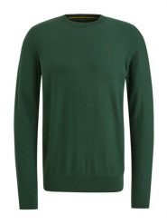 PME Legend Sweter w kolorze ciemnozielonym rozmiar: XXL. Brązowe swetry nierozpinane PME Legend, xxl, bez wzorów, z bawełny, bez kołnierzyka, bez ramiączek. Za 227.31 zł.