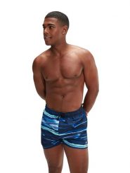 Speedo Szorty kąpielowe "Eco Dig" w kolorze granatowo-błękitno-białym rozmiar: XL. Białe kąpielówki Speedo, xl, bez wzorów, z materiału. Za 132.67 zł.