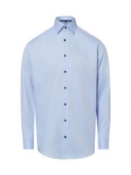 Finshley & Harding koszula biznesowa Mężczyźni Modern Fit Bawełna (100%) niebieski, 46. Niebieskie koszule Finshley & Harding, m, bez wzorów, z bawełny, bez kołnierzyka, bez ramiączek. Za 229.95 zł.
