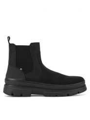 Rieker Revolution Lifestyle Trzewiki U1272-00 Czarny. Czarne botki sznurowane Rieker Revolution Lifestyle, bez wzorów, z nubiku, bez obcasa, bez zapięcia. Za 499.99 zł.