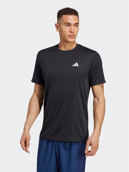 Adidas Koszulka techniczna Train Essentials Training IC7428 Czarny Regular Fit. Czarne t-shirty sportowe Adidas, bez wzorów, z syntetyku, bez ramiączek, na fitness i siłownię. Za 89.99 zł.