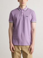Hugo Boss Underwear Koszulka polo w kolorze fioletowym rozmiar: XXL. Różowe koszulki polo Hugo Boss Underwear, xxl, bez wzorów, z bawełny, bez kołnierzyka, bez ramiączek. Za 259.45 zł.