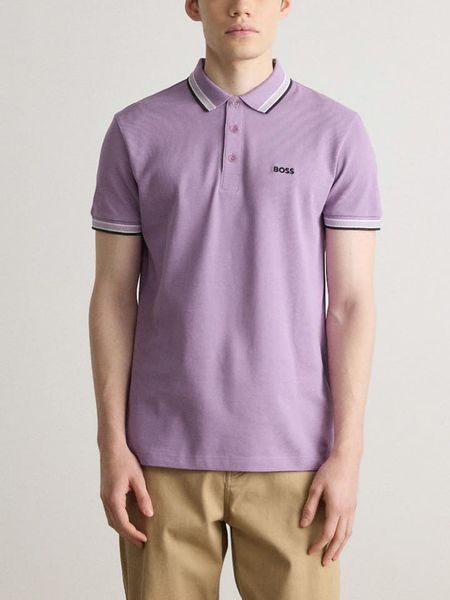 Hugo Boss Underwear Koszulka polo w kolorze fioletowym rozmiar: XXL. Różowe koszulki polo Hugo Boss Underwear, xxl, bez wzorów, z bawełny, bez kołnierzyka, bez ramiączek. Za 259.45 zł.