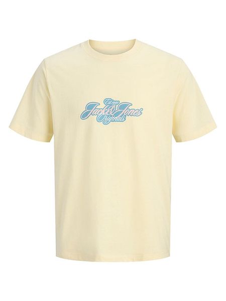 Jack & Jones Koszulka "Cassis" w kolorze żółtym rozmiar: M. Żółte bezrękawniki Jack & Jones, m, bez wzorów, z bawełny, bez kołnierzyka, bez ramiączek. Za 57.60 zł.