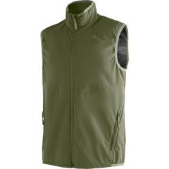 Kurtka puchowa bez rękawów Maier Sports Brims. Zielone kurtki Maier Sports, bez wzorów, z materiału, bez kaptura. Za 515.50 zł.