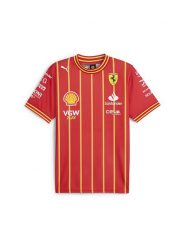 Puma Koszulka piłkarska "SF Team" w kolorze czerwonym rozmiar: XL. Czerwone t-shirty sportowe Puma, bez wzorów, z materiału, bez ramiączek, outdoorowe. Za 128.25 zł.