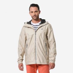 Kurtka żeglarska męska Decathlon Sailing 100. Brązowe kurtki Decathlon, m, bez wzorów, z materiału, bez kaptura. Za 129.99 zł.