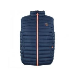 Cienka kurtka puchowa bez rękawów Peak Mountain. Niebieskie kurtki Peak Mountain, bez wzorów, z puchu, bez kaptura. W wyprzedaży za 270.00 zł.