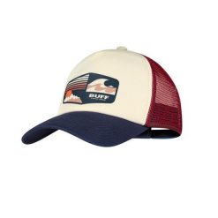 Czapka z daszkiem Buff Trucker. Czerwone czapki z daszkiem Buff, bez wzorów. Za 119.90 zł.