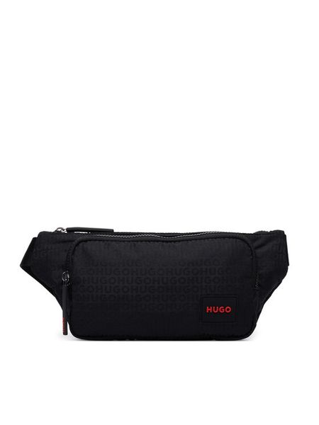 HUGO Nerka 50563515 Czarny. Czarne saszetki i nerki Hugo, bez wzorów, z materiału. Za 529.99 zł.