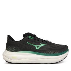 Buty do biegania Mizuno. Czarne buty do biegania Mizuno, bez wzorów, bez zapięcia, do biegania, mizuno wave. Za 759.99 zł.