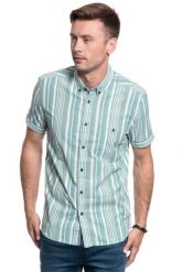 MĘSKA KOSZULA MATERIAŁOWA MUSTANG COLLIN BASIC STRIPE 1009578 11742. Koszule Mustang, m, bez wzorów, z materiału, bez kołnierzyka, bez ramiączek. W wyprzedaży za 49.99 zł.