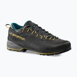 Buty podejściowe męskie La Sportiva TX4 Evo GTX. Szare buty turystyczne La Sportiva, bez wzorów, z gore-texu, bez zapięcia, trekkingowe, gore-tex. Za 741.59 zł.
