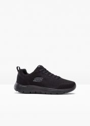 Sneakersy Skechers z pianką memory. Czarne buty sportowe casual bonprix, bez wzorów, bez zapięcia. Za 249.99 zł.