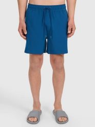 4F Szorty kąpielowe w kolorze niebieskim rozmiar: M. Niebieskie krótkie spodenki sportowe 4F, m, bez wzorów, z materiału. Za 74.63 zł.