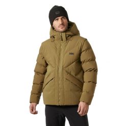 Kurtka puchowa Helly Hansen Village Modular Down. Brązowe kurtki Helly Hansen, na zimę, m, bez wzorów, z puchu, bez kaptura. W wyprzedaży za 1,769.00 zł.