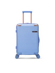 Semi Line Walizka kabinowa T5915-3 Niebieski. Niebieskie walizki Semi-line, bez wzorów, z tworzywa sztucznego. Za 199.99 zł.