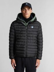 North Sails Kurtka pikowana w kolorze czarnym rozmiar: XXL. Czarne kurtki North Sails, xxl, bez wzorów, bez kaptura. Za 393.68 zł.