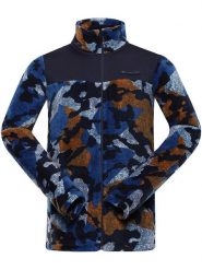 Alpine Pro Kurtka polarowa "Eflin" w kolorze granatowo-jasnobrązowym rozmiar: 3XL. Brązowe kurtki Alpine Pro, xl, bez wzorów, z materiału, bez kaptura. Za 155.49 zł.
