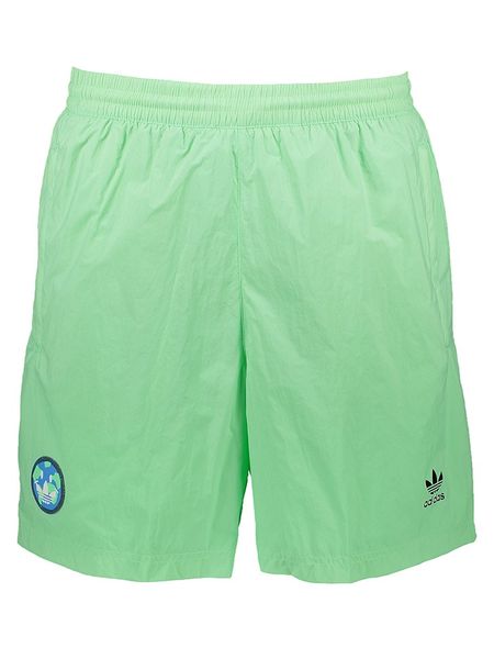 Adidas Szorty sportowe w kolorze zielonym rozmiar: M. Zielone krótkie spodenki sportowe Adidas, m, bez wzorów. Za 109.78 zł.
