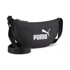 Torba w kształcie półksiężyca Base 3 l PUMA Black. Czarne torby na ramię Puma, bez wzorów, na ramię, bez dodatków. Za 99.00 zł.