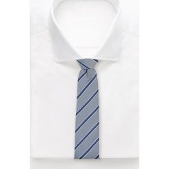 Wzorzysty krawat w paski - Szary. Krawaty i muchy marki Reserved. Za 39.99 zł.