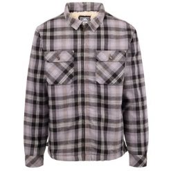 Męska Koszula Danehill Sherpa Z Podszewką. Niebieskie koszule Trespass, l, bez wzorów, bez kołnierzyka, bez ramiączek. Za 183.99 zł.