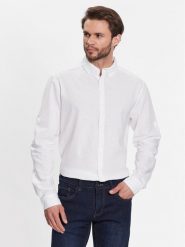 INDICODE Koszula Hanko 20-327 Biały Regular Fit. Białe koszule INDICODE, l, bez wzorów, z bawełny, bez kołnierzyka, bez ramiączek. Za 99.99 zł.