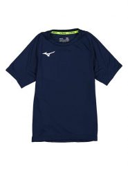 Mizuno Koszulka sportowa "Core" w kolorze granatowym rozmiar: XL. Niebieskie t-shirty sportowe Mizuno, bez wzorów, bez ramiączek, outdoorowe. Za 48.95 zł.