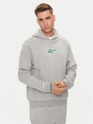 Reebok Bluza Classic Uniform 100075560 Szary Regular Fit. Szare bluzy Reebok, l, bez wzorów, z bawełny, bez kaptura. Za 159.99 zł.