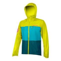 Kurtka nieprzemakalna Endura Singletrack II. Żółte kurtki ENDURA, m, bez wzorów, bez kaptura. Za 659.99 zł.