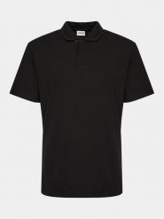 Solid Polo 21108171 Czarny Regular Fit. Czarne koszulki polo Solid, l, bez wzorów, z bawełny, bez kołnierzyka, bez ramiączek. Za 69.99 zł.