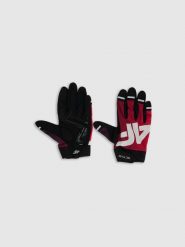 4F Rękawiczki kolarskie uniseks - czerwone XL. Czerwone rękawiczki 4F, bez wzorów, z materiału. Za 129.99 zł.