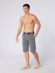 DKNY Szorty dresowe w kolorze szarym rozmiar: L. Szare krótkie spodenki sportowe DKNY, l, bez wzorów, z bawełny. Za 70.74 zł.