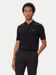 HUGO Polo Sayfong-4 50542750 Czarny Regular Fit. Czarne koszulki polo sportowe Hugo, m, bez wzorów, z wiskozy, bez kołnierzyka, bez ramiączek. Za 469.99 zł.