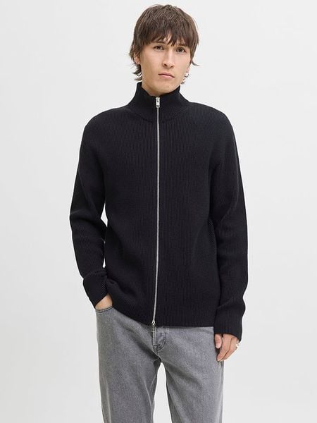 Jack & Jones Kardigan w kolorze granatowym rozmiar: L. Niebieskie swetry rozpinane Jack & Jones, l, bez wzorów, bez kołnierzyka, bez ramiączek. Za 205.45 zł.