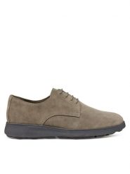 Geox Półbuty U Spherica Ec10 U45GHA 00020 C1018 Szary. Szare eleganckie półbuty Geox, bez wzorów, ze skóry, bez obcasa, bez zapięcia. Za 499.99 zł.