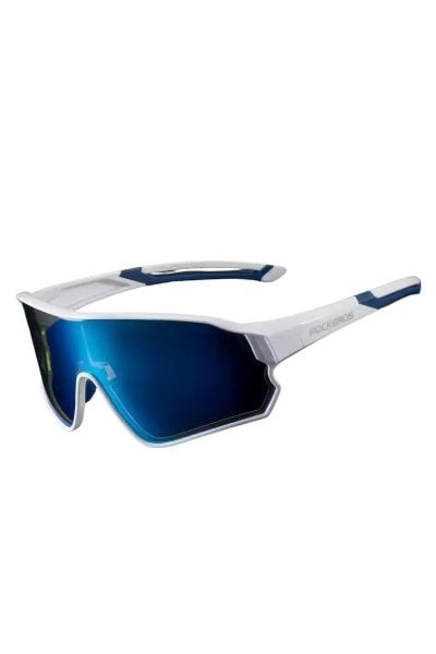 Okulary rowerowe Bikeline. Białe okulary przeciwsłoneczne ROCKBROS. Za 89.99 zł.