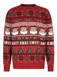Sublevel Sweter w kolorze czerwonym rozmiar: S. Czerwone swetry nierozpinane Sublevel, s, bez wzorów, bez kołnierzyka, bez ramiączek. Za 101.70 zł.