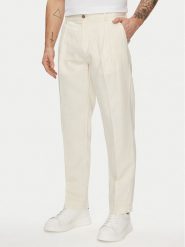 Pepe Jeans Chinosy Relaxed Pleated Linen Pants - 2 PM211700 Écru Relaxed Fit. Eleganckie spodnie Pepe Jeans, m, z bawełny. Za 499.99 zł.