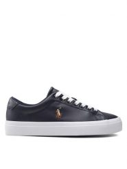 Polo Ralph Lauren Sneakersy Longwood 816861060001 Granatowy. Niebieskie buty sportowe casual Polo Ralph Lauren, bez wzorów, ze skóry, bez zapięcia. Za 399.99 zł.