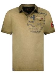 Canadian Peak Koszulka polo "Keoneak" w kolorze khaki rozmiar: XXL. Brązowe koszulki polo Canadian Peak, xxl, bez wzorów, z bawełny, bez kołnierzyka, bez ramiączek. Za 105.14 zł.